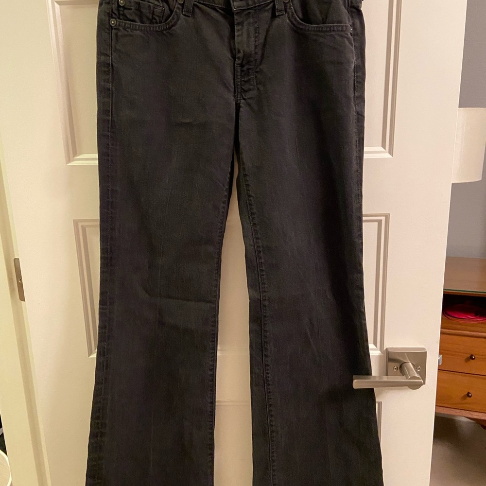 Women's Dojo 7 for All Mankind Black Jeans
